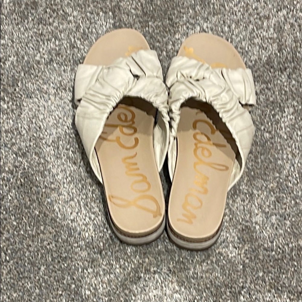 Sam Edelman Aliana Platform Ivory Sandals